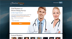 Desktop Screenshot of doctordatingservice.com